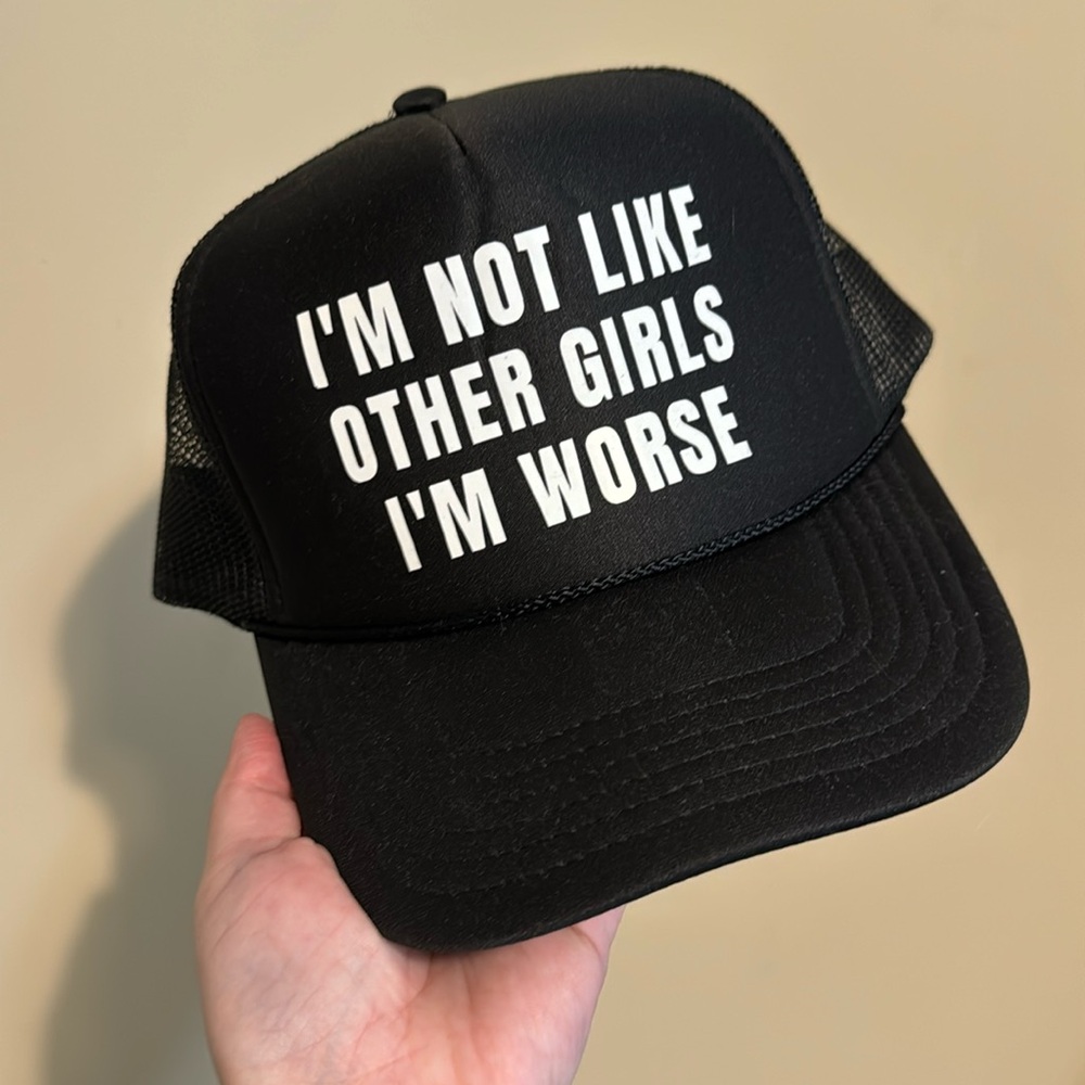 Black Trucker Hat